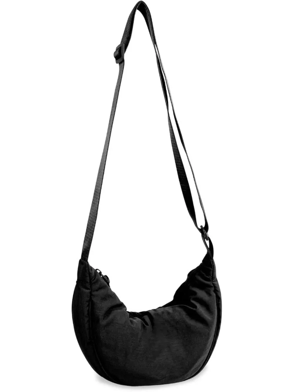 Nylon Crescent for Women Purses Trendy Men,Small Travel Sling Bag Hobo